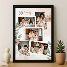 Personalized Photo Collage Frame – Custom Wall Décor