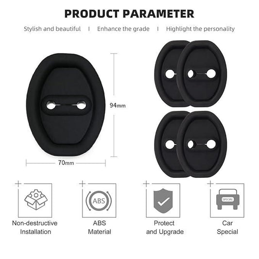Car Door lock Protector Cover (4pc-Pack of 1)