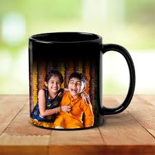 Full Black Personalized Magic Mug