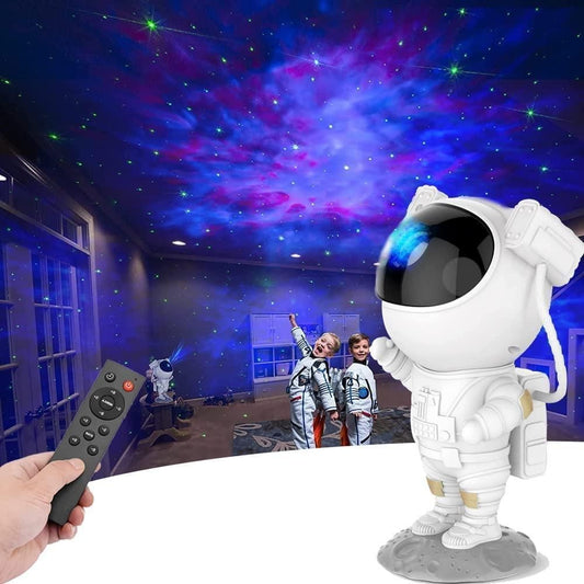 Astronaut Galaxy Projector - 360 degree Magnetic Head Rotation, Remote Control