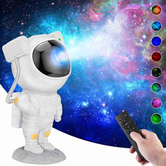 Astronaut Galaxy Projector - 360 degree Magnetic Head Rotation, Remote Control