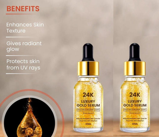 24k Luxury gold serum (Pack of 2)