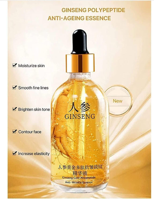 Ginseng Gold Polypeptide Anti-Ageing Serum Pack of 3 100ml Each