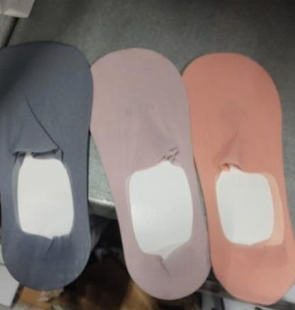 Silicon Non-slip Invisible No Show Socks(Pack Of 2)