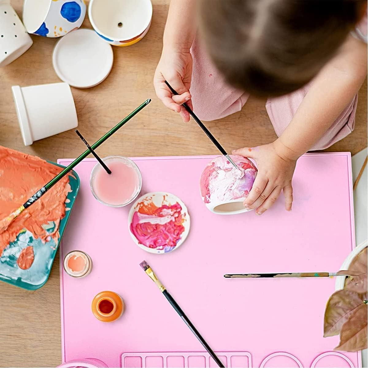 Silicon Craft Mat for Painting Play Doh and Clay for Kids