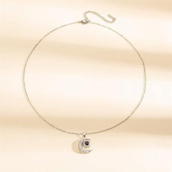 Moon Projection Necklace