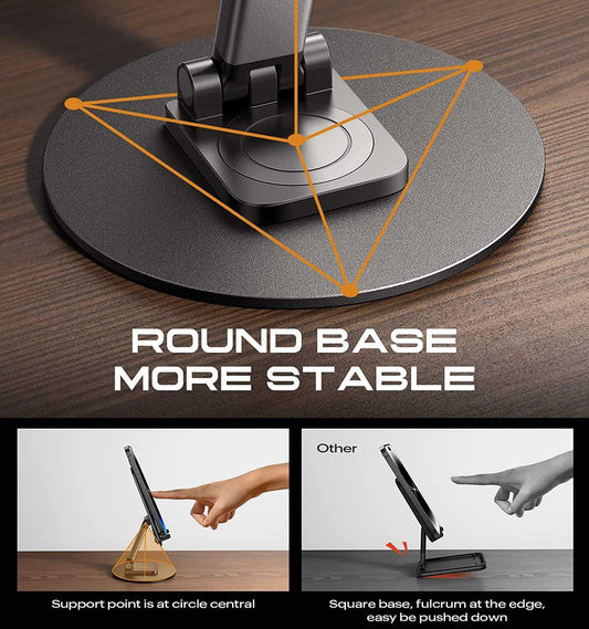 Mobile Phone Stand 360 degree  Rotation Height and Angle