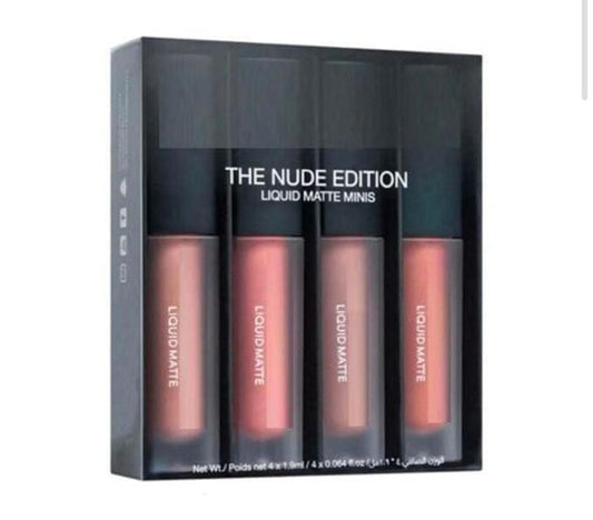 Nude Red Edition Different Shades Liquid Lipstick Set