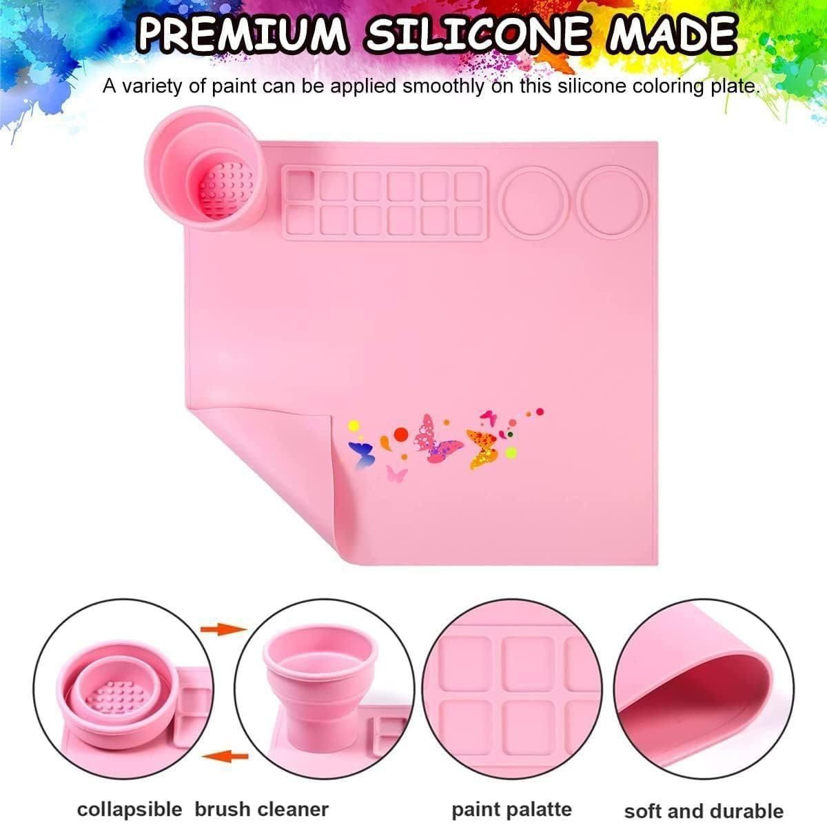 Silicon Craft Mat for Painting Play Doh and Clay for Kids