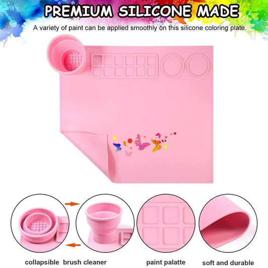Silicon Craft Mat for Painting Play Doh and Clay for Kids