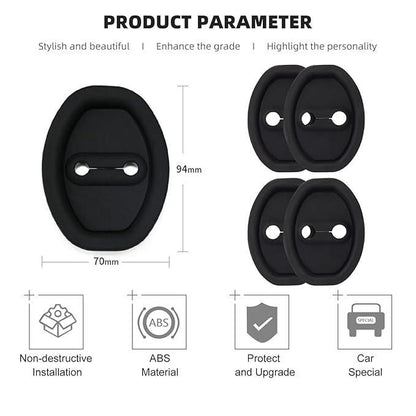 Car Door lock Protector Cover (4pc-Pack of 1)