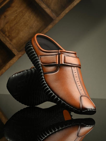 Men's Bantu Style Tan Loafer Casual Shoes