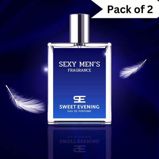 SEXY MEN's FRAGRANCE SWEET EVENING EAU DE PARFUM - 100ML (Pack of 2)