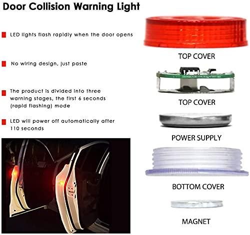 Wireless Car Door Warning Lights Pack of 2