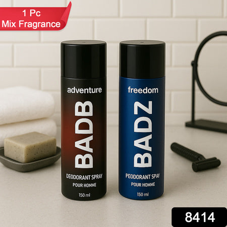 Mens Deodorant Body Spray 150ml (Adventure  Freedom Variant  1 Pc Random Mix)