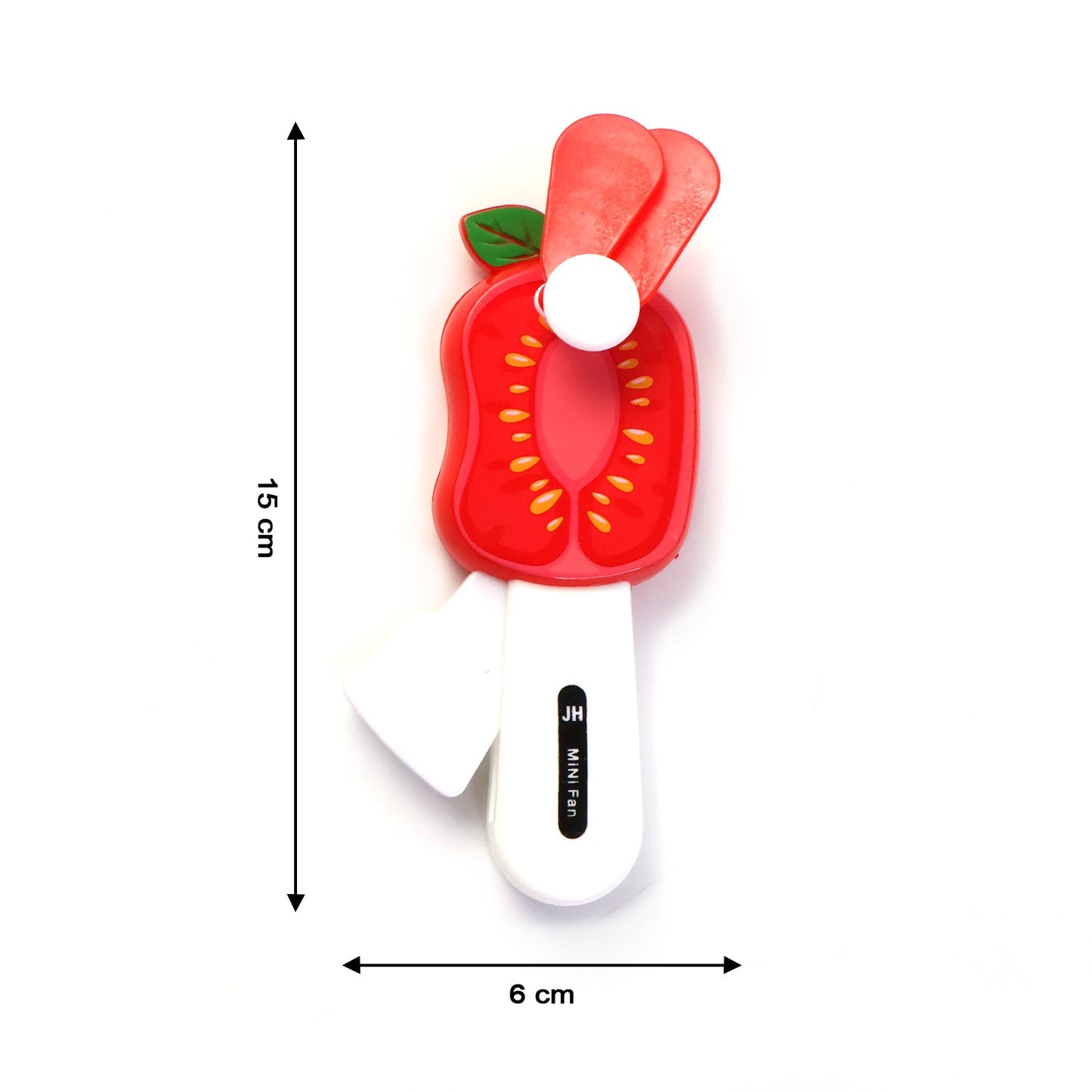 Mini Hand Pressure Fruit-shaped Fan For Kids (1 Pc  Mix Design)