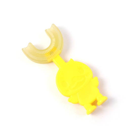 Cute Cartoon Duck U-shape Baby Toothbrush (1 Pc  Mix Color)