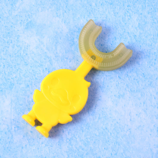 Cute Cartoon Duck U-shape Baby Toothbrush (1 Pc  Mix Color)